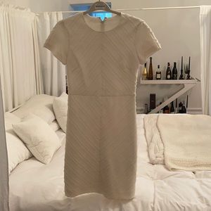 White tweed Banana Republis Dress